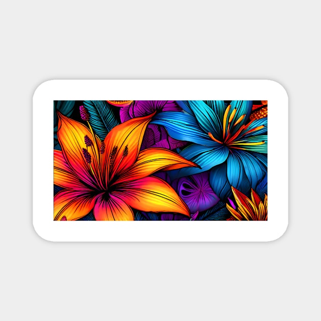 Summer Flowers Magnet by Aeons