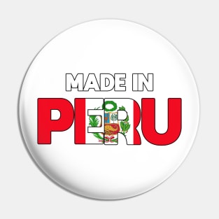 Peru - Flag (Made in) _016 Pin