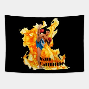 VAN DAMME JCVD - FIRE COLECTION Tapestry