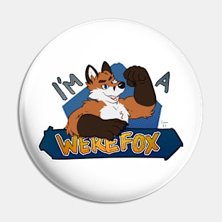 I'm a werefox, red Pin