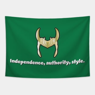 INDEPENDENCE, AUTHORITY, STYLE. Tapestry