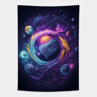 Space Storm Tapestry