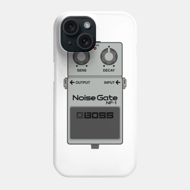 Boss NF-1 Noise Gate Guitar Effect Pedal Phone Case by conform