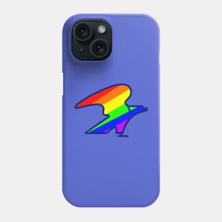 Rainbow Postal Bird Phone Case