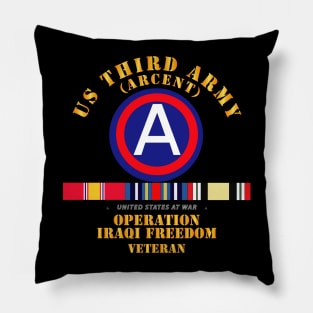 3rd US Army - Iraq Freedom Vet w Svc Pillow