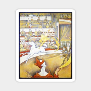 High Resolution Seurat - The Circus - Digitally Remastered Magnet