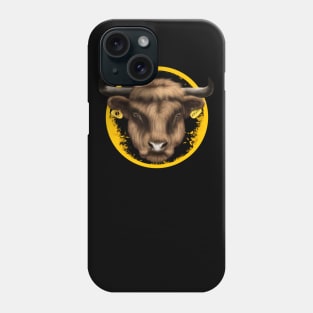 Bull against coronavirus 2 Phone Case