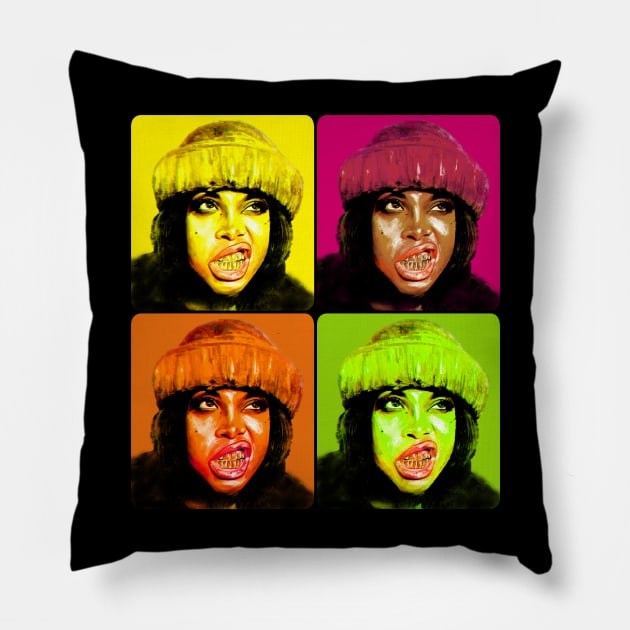 Erykah Badu | Vintage RNB Pillow by Wkenca Barada