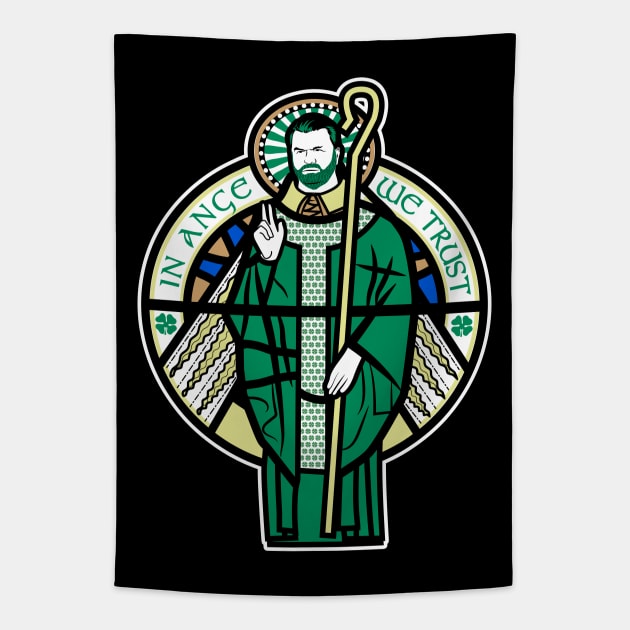 In Ange We Trust Tapestry by StripTees