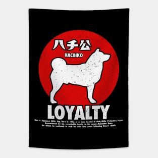 Hachiko Dog Tapestry