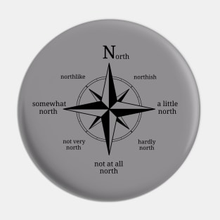 Silly Compass Rose Pin