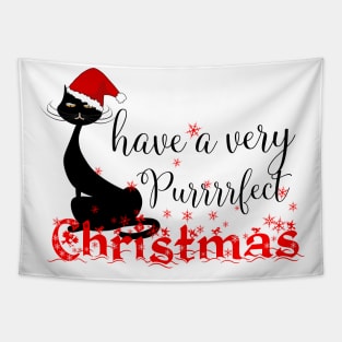 have a purrfect Christmas Tapestry