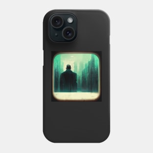 Digital Rain Phone Case