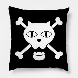 Black Cat Pirates Pillow