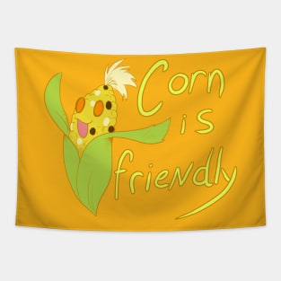 Corn Is Friendly Tapestry