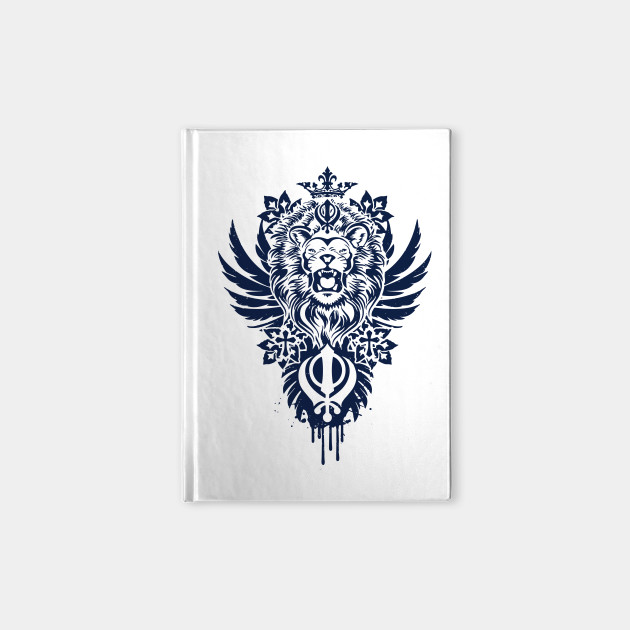 Khanda Lion Lion Notebook Teepublic