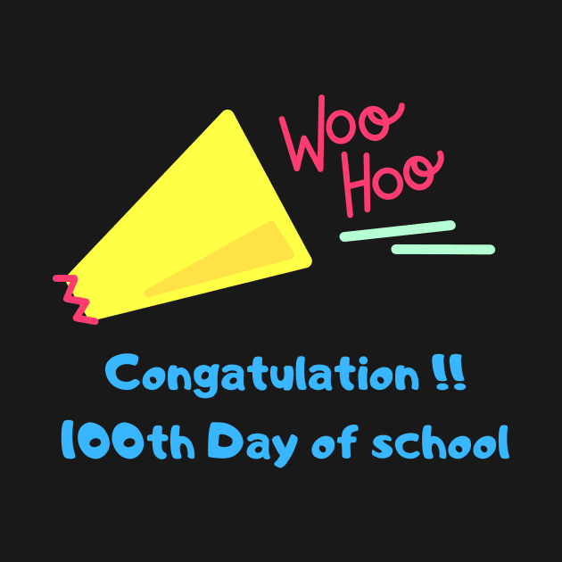 100 days of school woohoo by GloriaArts⭐⭐⭐⭐⭐