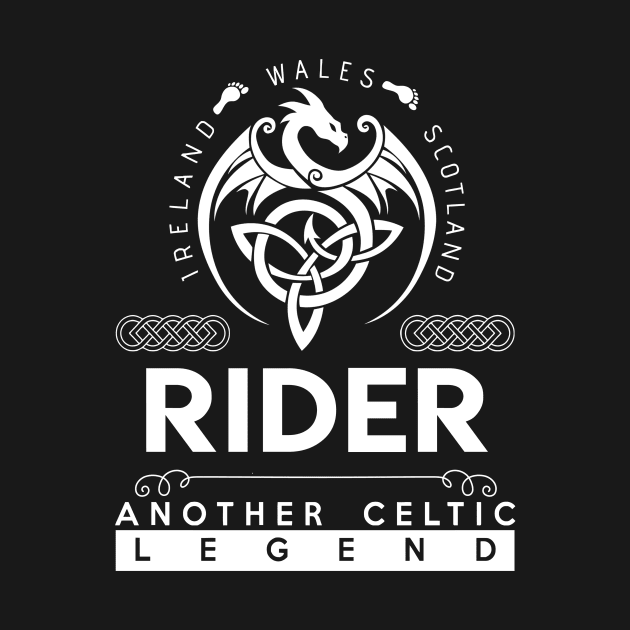 Rider Name T Shirt - Another Celtic Legend Rider Dragon Gift Item by harpermargy8920