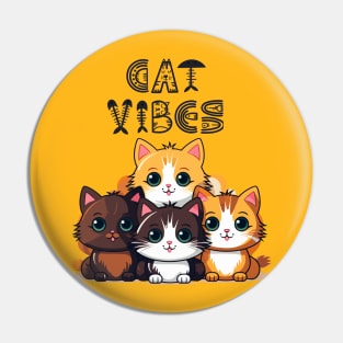 Pew Pew Madafakas Cat Crazy  Funny Cat Owners Cat Lovers Pin