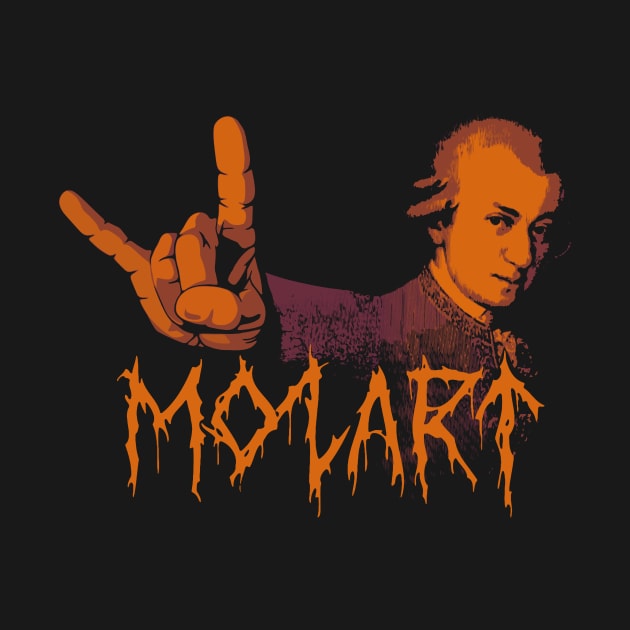 Mozart is Metal by LordNeckbeard