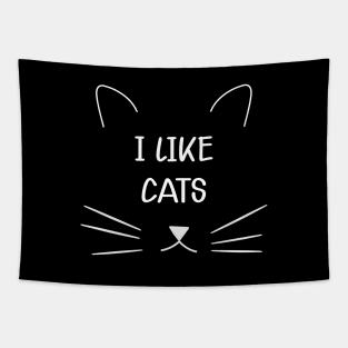 Cat - I like cats Tapestry