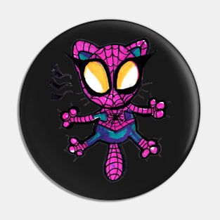 Spidercat Pin