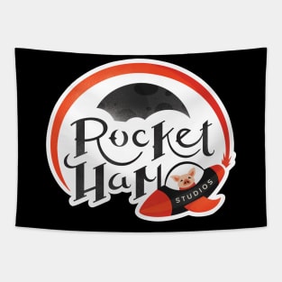 Rocket Ham Circle Logo Tapestry