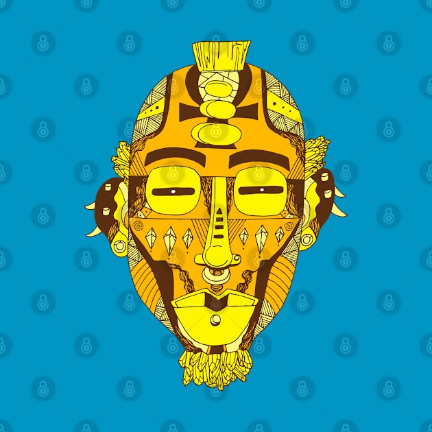 Solange African Mask 5 by kenallouis