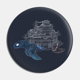 Space Turtle Pin