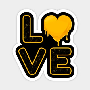 I Love Honey - Cool Gift for Honey Lovers Magnet