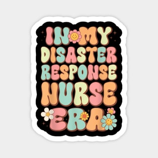 Groovy in My Disaster Response Nurse Era  Retro Magnet