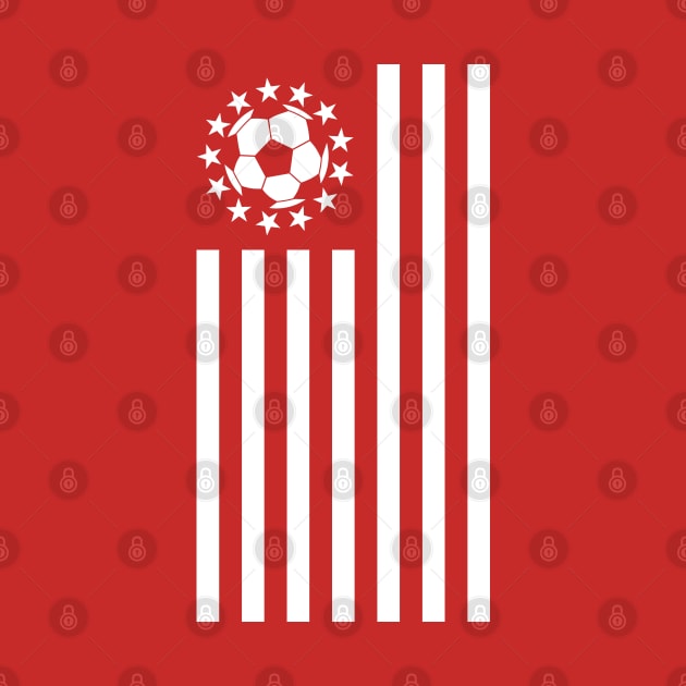 American Soccer Flag by Etopix