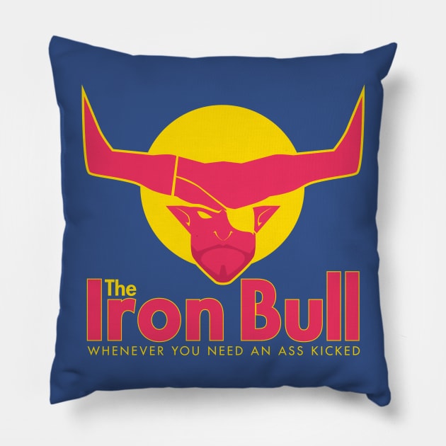 Iron Bull Energy Pillow by sparkmark