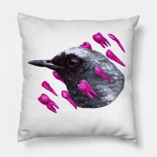 Black redstart Pillow