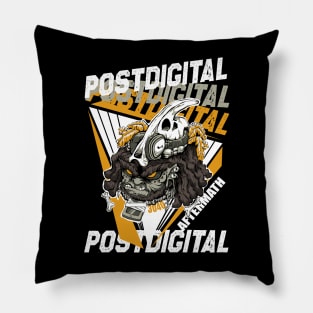 Post Digital Aftermath human Pillow