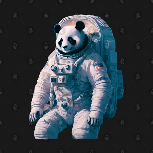 Astronaut Panda by Flossy