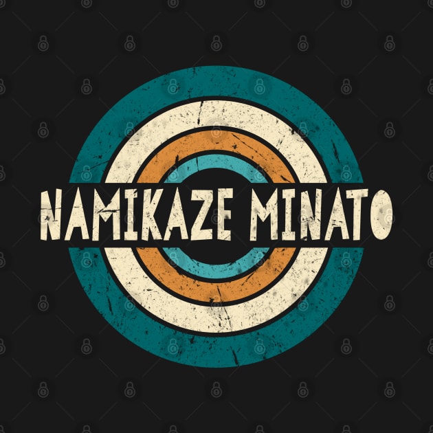 Retro Styles Minato Name Birthday 70s 80s 90s Circle by Amir Dorsman Tribal