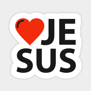 I Love Jesus Magnet