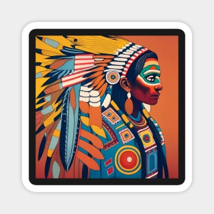 Native American art Magnet