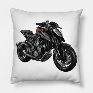 Super Duke 1290 Bike Illustration Pillow