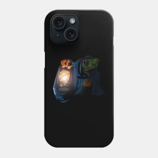 Frog with a lantern Phone Case