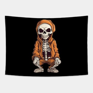 Skeleton Halloween Spooky Tapestry