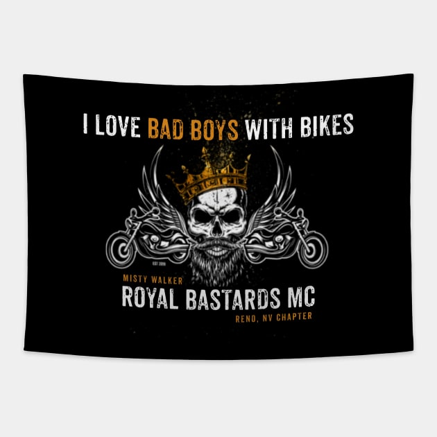 Royal Bastards MC: Reno, NV Tapestry by Misty Walker's Romance Book Merch