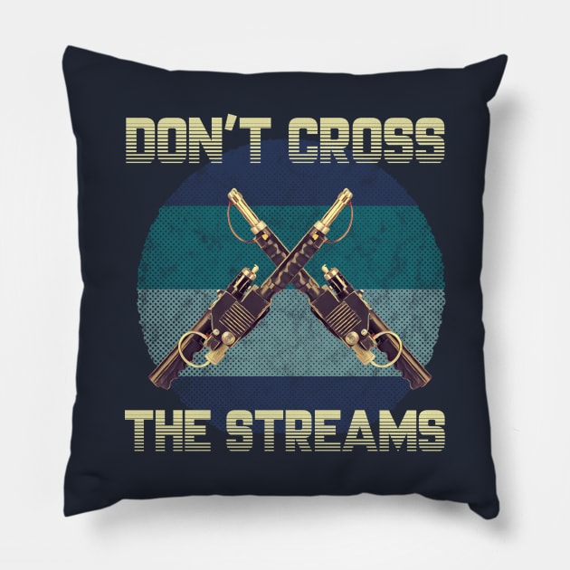 Don't Cross Streams Pillow by karutees