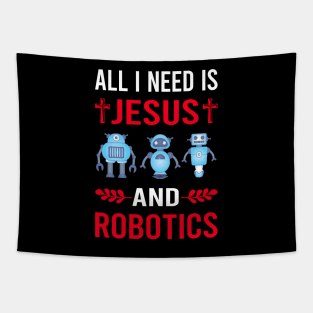 I Need Jesus And Robotics Robot Robots Tapestry