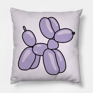 Cute Purple Balloon Animal Dog Pillow