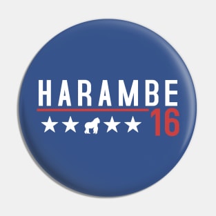 Harambe for President 2016 Pin