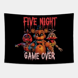 Five Nights At Freddy's Game Over Tapestry