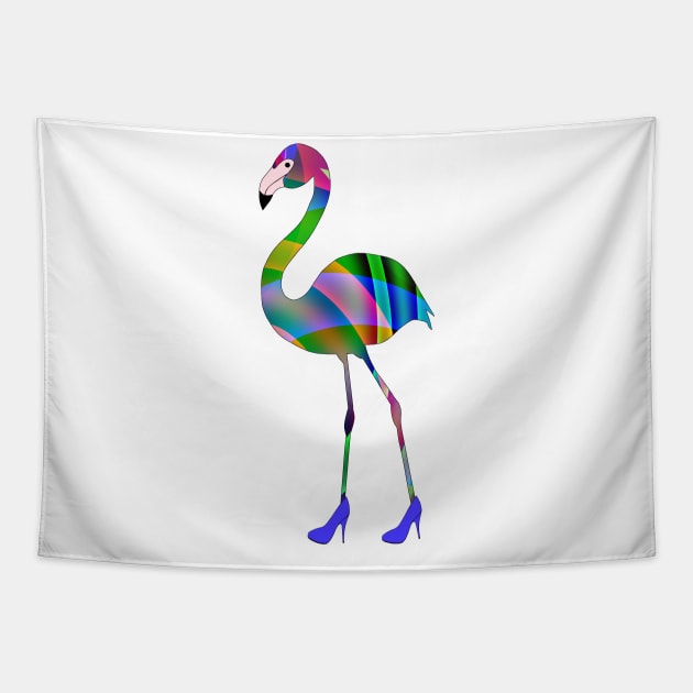 Chic Flamingo Tapestry by SartorisArt1