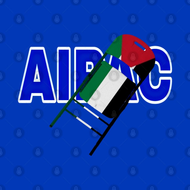 Folding Chair To The Israel Lobby - Palestinian Flag - Back by SubversiveWare